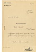 Construção de garagem em São Pedro de Penaferrim nome de Wilfred Mitchell, com o Processo nº OB 13/1921, com a licença de construção nº 8 de 26/01/1921.