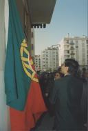 Inauguração das piscinas de Massamá com a presença de Rui Silva, presidente da Câmara Municipal de Sintra.