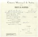 Registo de velocípede de marca Raio, com o nº 8574, em nome de José Malha Martins, morador em Morelena.