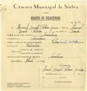 Registo de velocípede de marca Vilar com motor, com o nº 7048, em nome de Manuel Duarte Ribeiro Júnior, morador em Morelena.