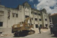 Obras de recuperação do Cine Teatro Carlos Manuel.