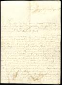 Carta dirigida a José Rodrigues Bandeira proveniente de José Carlos a propósito do preço do açúcar e da existência de cal nos fornos.
