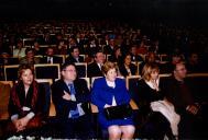 Presidente da Câmara Municipal de Sintra, Dr. Fernando Seara e esposa Drª Judite de Sousa e o Vereador Cardoso Martins a assistir ao espetáculo As Grandes Damas do Jazz / Clare Teal, no Centro Cultural Olga Cadaval.