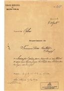 Construção de uma casa  em Mucifal, em nome de Francisco Pedro Caetano, com o Processo OB nº 365/1922, com a licença de construção nº 229 de 03/10/1922.