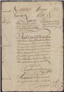 Feito cível de conta de testamento de Julião Gomes, morador no lugar do Coval, ujo testamenteiro foi o seu sobrinho Francisco Manuel, morador no mesmo lugar.