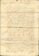 Escritura de compra de uma serrado do Pombal feita pelo prior de São João Degolado da Terrugem, Pedro Birrano, a Manuel Álvares e seu irmão João Antunes.