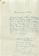 Registo de velocípede de marca Monotrave com motor Cuciolo, com o nº 5935, em nome de Domingos Vicente, morador em Maceira.