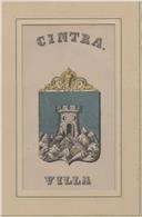 O brasão d'esta villa, conforme se acha na Torre do Tombo, representa um castello sobre uma serra, e em campo verde.