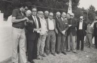 Cerimónia de inauguração da estátua de D. Fernando II, no Ramalhão, na qual estiveram presentes algumas individualidades sintrenses entre as quais José Alfredo da Costa Azevedo.