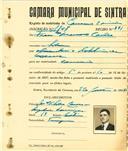 Registo de matricula de carroceiro 2 animais em nome de Francisco Manuel [...], morador em Silva, com o nº de inscrição 1847.