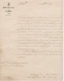 Ofício de António Cândido Pereira da Cunha, Encarregado da Direção do Hospital de São José, ao Administrador do Concelho de Sintra, informando que Li bania Maria, exposta da Santa Casa da Misericórdia de Sintra, se encontra curada e por isso deve sair do hospital.