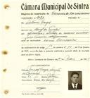 Registo de matricula de carroceiro de 2 ou mais animais em nome de António Borges, morador no Casal do Torrado, com o nº de inscrição 2078.