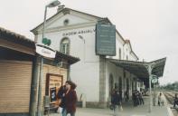 Edifício da Estação dos Caminhos de Ferro de Agualva-Cacém.