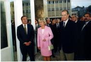 Inauguração do Centro Cultural Olga Cadaval, com a presença da Drª Edite Estrela, presidente da Câmara Municipal de Sintra, Primeiro Ministro António Guterres e o Ministro da Educação e Cultura Augusto Santos Silva.