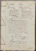 Feito cível de resíduos de testamento de Marinho Rodrigues, morador em Algueirão, cujo testamenteiro foi o seu sobrinho Julião Rodrigues, morador em Fontanelas.