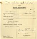 Registo de velocípede de marca Sachs, com o nº 7751, em nome de Domingos Simões Parcelas, morador em Pero Leite.
