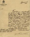 Ofício do Secretário Geral do Governo Civil de Lisboa, Augusto Ferreira Novais, ao Administrador do Concelho de Sintra, informando que foi nomeado por alvará, o Administrador do concelho de Loures, Francisco Simões da Cunha, para proceder à sindicância dos atos de Administração da Mesa da Santa Casa da Misericórdia de Sintra.