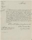 Circular dirigida ao presidente da Câmara Municipal de Belas José Justino Alves proveniente de Joaquim da Conceição Carreira, Administrador do Concelho, referente ao mapa estatístico de todas as obras municipais efetuadas no Concelho no ano de 1854 a 1855.