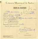 Registo de velocípede de marca Citifix com motor, com o nº 6776, em nome de Vítor José Névoa, morador em Sintra.