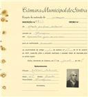 Registo de matricula de carroceiro em nome de Alberto Marques Antunes, morador em Almargem, com o nº de inscrição 1848.