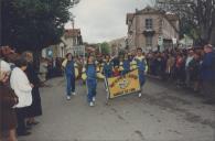 Grupo Desportivo e Recreativo de Manique de Cima nas comemorações do 25º aniversário do 25 de Abril no Largo Dr. Virgílio Horta em Sintra.