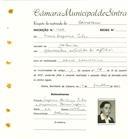 Registo de matricula de carroceiro em nome de Maria Joaquina Pedro, moradora em Bolembre, com o nº de inscrição 1739.