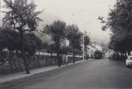 Elétrico junto à estação de Caminhos de Ferro de Sintra.