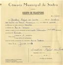 Registo de velocípede de marca motor Pachancho, com o nº 6448, em nome de Anselmo Rafael dos Santos, morador em Rio de Mouro.