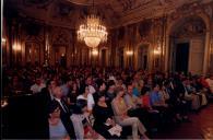 Concerto  com a Orquestra de Câmara Escocesa, durante o festival de música de Sintra, na sala de música do Palácio Nacional de Queluz.