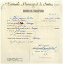 Registo de velocípede de marca Origan, com o nº 4708, em nome de Filipe Joaquim Martins., morador em 