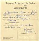 Registo de velocípede de marca Inglesa, com o nº 6963, em nome de Augusto Silvestre Mariano, morador em Vale de Lobos.