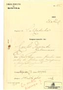 Construção de um prédio em Galamares em nome de Carlos Massetti, com o Processo OB nº 216/1923, com a licença de construção nº 144 de 27/04/1923.