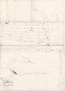 Recibo de pagamento de 15.600 réis feito pelo Frei José de S. Tomás do Convento de São Pedro de Alcântara ao Marquês de Marialva, seu padroeiro.