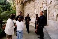 Concerto com Sine Nomine Quartet, durante o Festival de Música de Sintra, na Quinta da Regaleira.