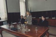 Edite Estrela, Presidente da Câmara Municipal de Sintra, aquando da assinatura do protocolo as tintas Barbot.