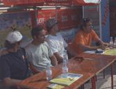 Campeonato de Bodyboard na Praia Grande.