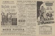 Programa do filme "Desejo!" com a participação de Bing Crosby, Coleen Gray e Francis Gifford.