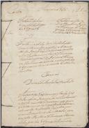 Feito cível de resíduos de testamento de Luís Vicente, morador na Ulgueira, cujo testamenteiro foi a sua mulher Izidora Teresa, moradora no mesmo lugar.