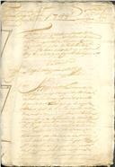 Feito cível de resíduo de testamento de Maria Dias, moradora em Almoçageme, cujo testamenteiro foi António Nunes, morador no mesmo lugar.