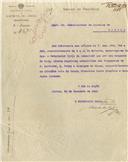 Ofício dirigido ao Administrador do Concelho de Sintra, proveniente do Secretário Geral do Governo Civil do Distrito de Lisboa, comunicando que foram nomeados regedores substitutos das freguesias de S. Martinho, S. Pedro e Almargem do Bispo.