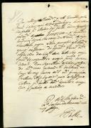 Declaração de Custódio José Bandeira relativo ao pagamento do juro pela arrematação dos bens que pertenciam aos herdeiros de João Tavares de Almeida.