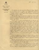 Ofício do Diretor do Ministério das Obras Públicas Comércio e Industria, Joaquim Gomes de Sousa Belford, ao Administrador do Concelho de Sintra, referente à exposição internacional que se realiza em Bordéus.