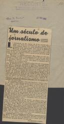Contestação de Francisco Costa ao artigo de Artur Santa Barbara sobre a organização da Biblioteca Municipal de Sintra, publicado no Jornal "Ecos de Sintra", de Lisboa.