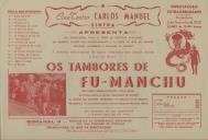 Programa do filme "Os Tambores de Fu-Manchu".