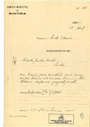 Construção de uma casa na Rua Francisco Rui Ferreira em Sintra em nome de Ricardo José dos Santos com o Processo OB nº 165/1925, com a licença de construção nº 138 de 26/05/1925.