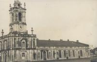 Fachada Lateral de edifício onde funcionou uma escola no Palácio Nacional de Queluz.