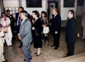 Receção ao Primeiro Ministro de Marrocos e sua comitiva no Palácio Nacional de Sintra, com a presença do Presidente da Câmara Municipal de Sintra, Dr. Fernando Reboredo Seara, durante a sua visita a Sintra.