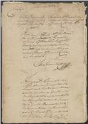 Feito cível de conta de testamento de Agostinho João, morador no Arracário de Vila de Sintra, cujo testamenteiro foi a sua filha Caetana Margarida Rosa de Jesus, moradora na Vila de Sintra.