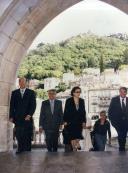 Receção ao Primeiro Ministro de Marrocos e sua comitiva no Palácio Nacional de Sintra, com a presença do Presidente da Câmara Municipal de Sintra, Dr. Fernando Reboredo Seara, durante a sua visita a Sintra.