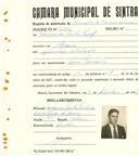 Registo de matricula de carroceiro de 2 ou mais animais em nome de Fernando Pinto Leal, morador no Cacém, com o nº de inscrição 2355.